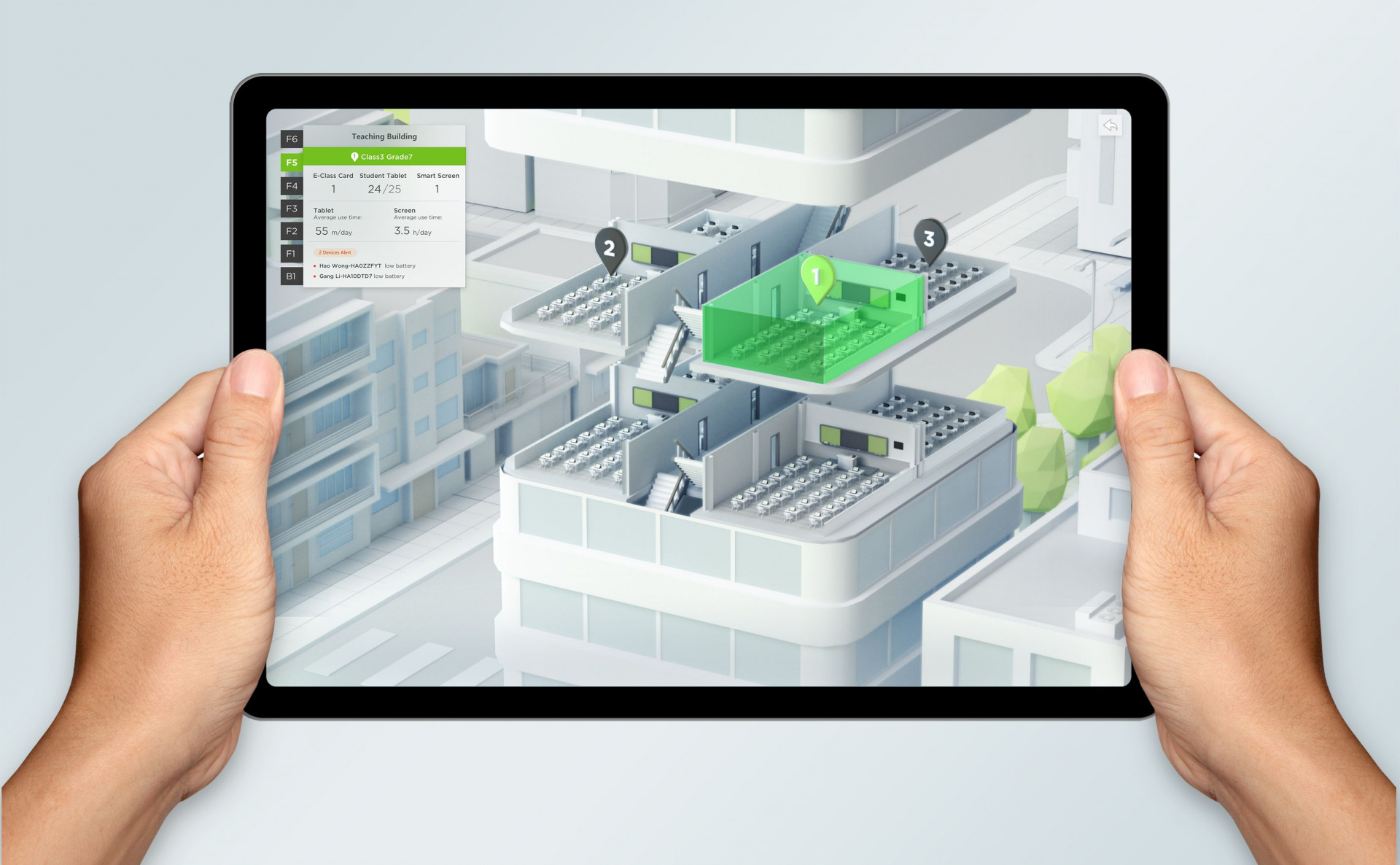 Digital Twin Virtual School Devices Management