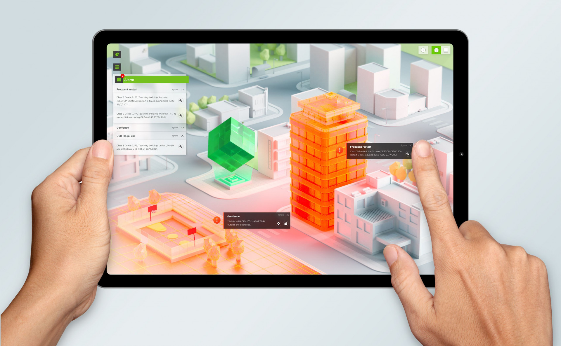 Digital Twin Virtual School Devices Management