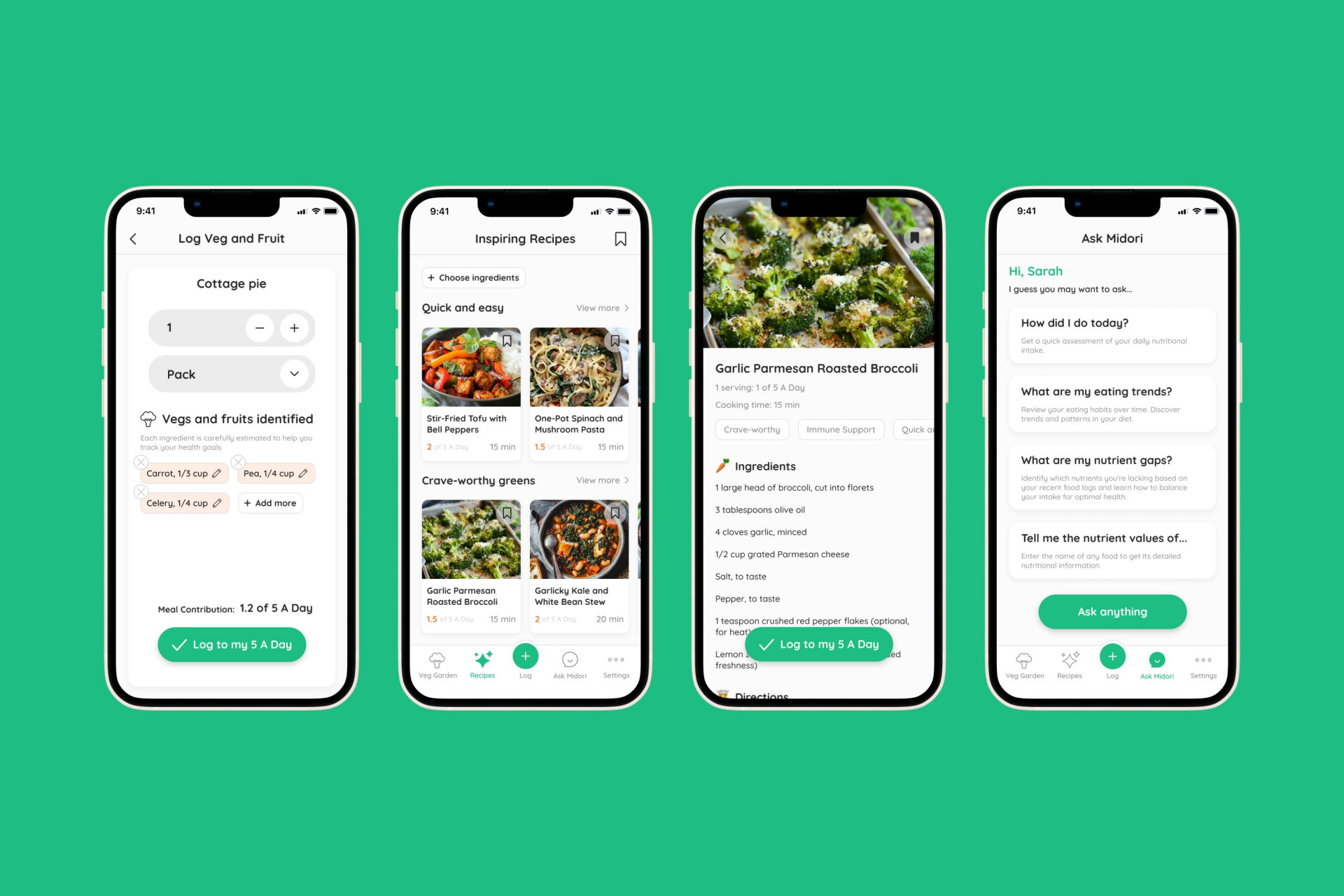 Midori: A Powerful and Playful Veggie Tracker
