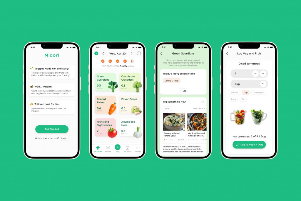 Midori: A Powerful and Playful Veggie Tracker