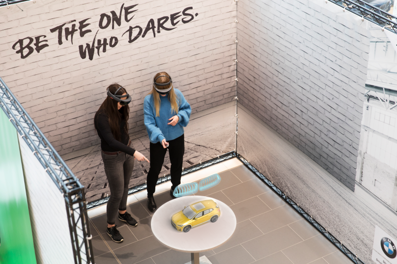 BMW X2 Holographic Experience a Mixed Reality Campaign