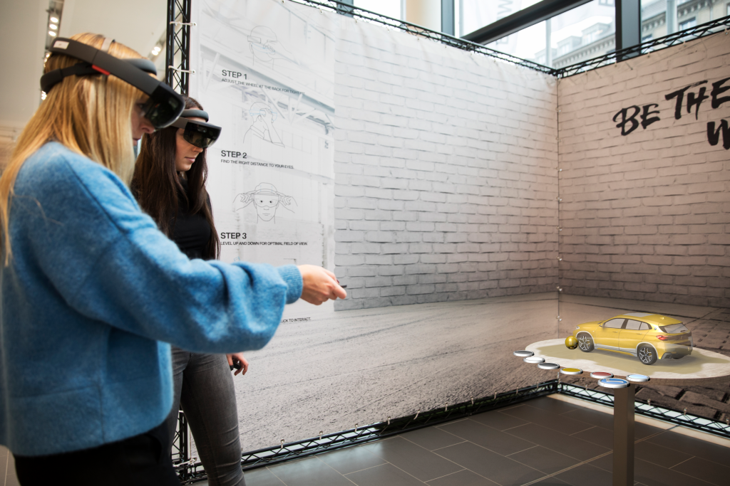 BMW X2 Holographic Experience a Mixed Reality Campaign
