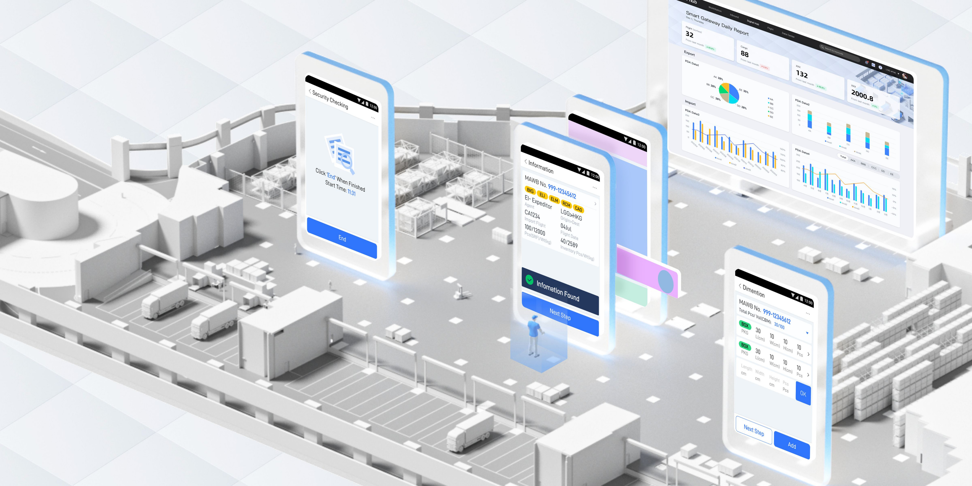 CAINIAO Smart PDA& ServiceSystem for eHub