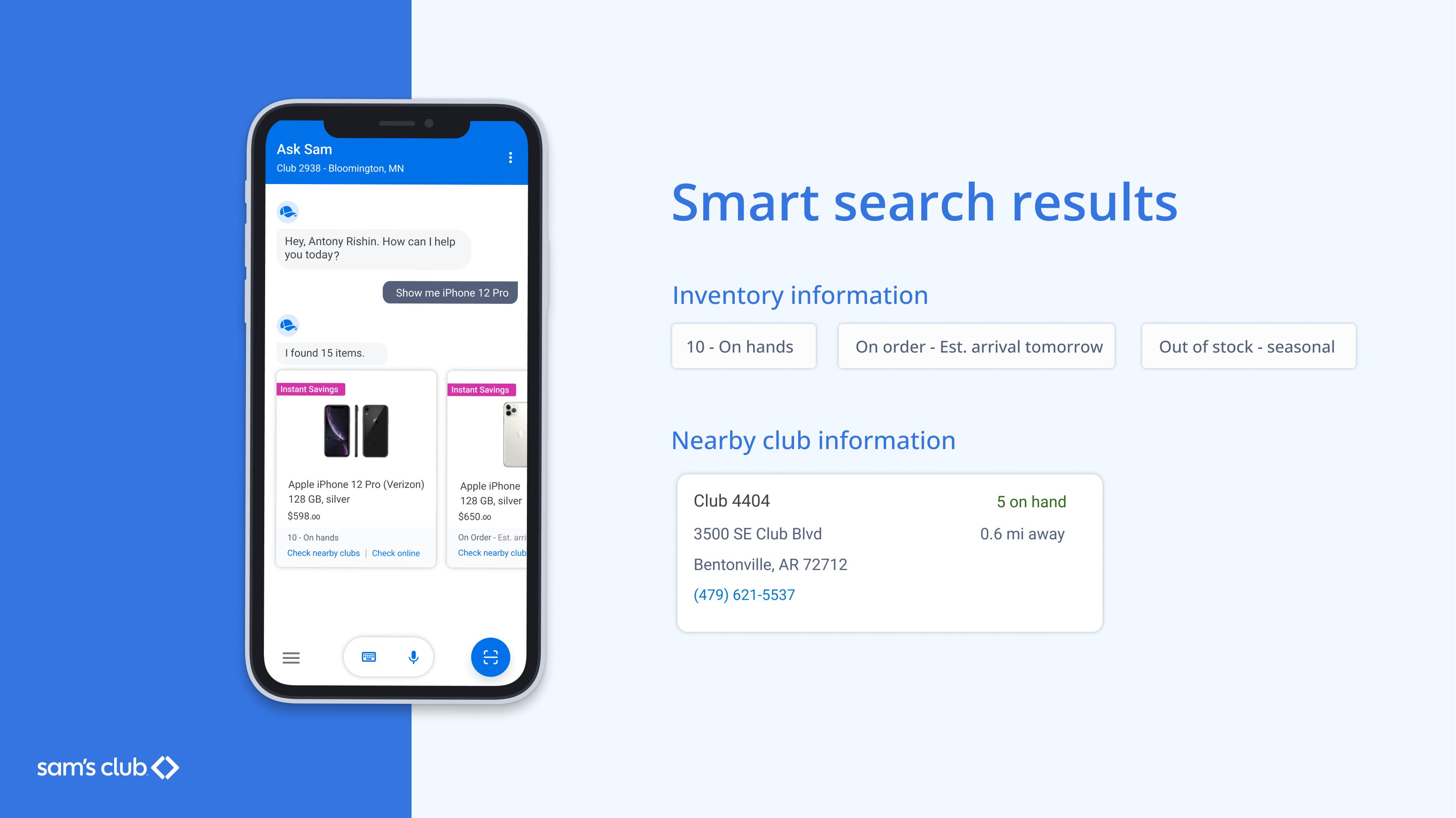 Improve product search with conversational AI