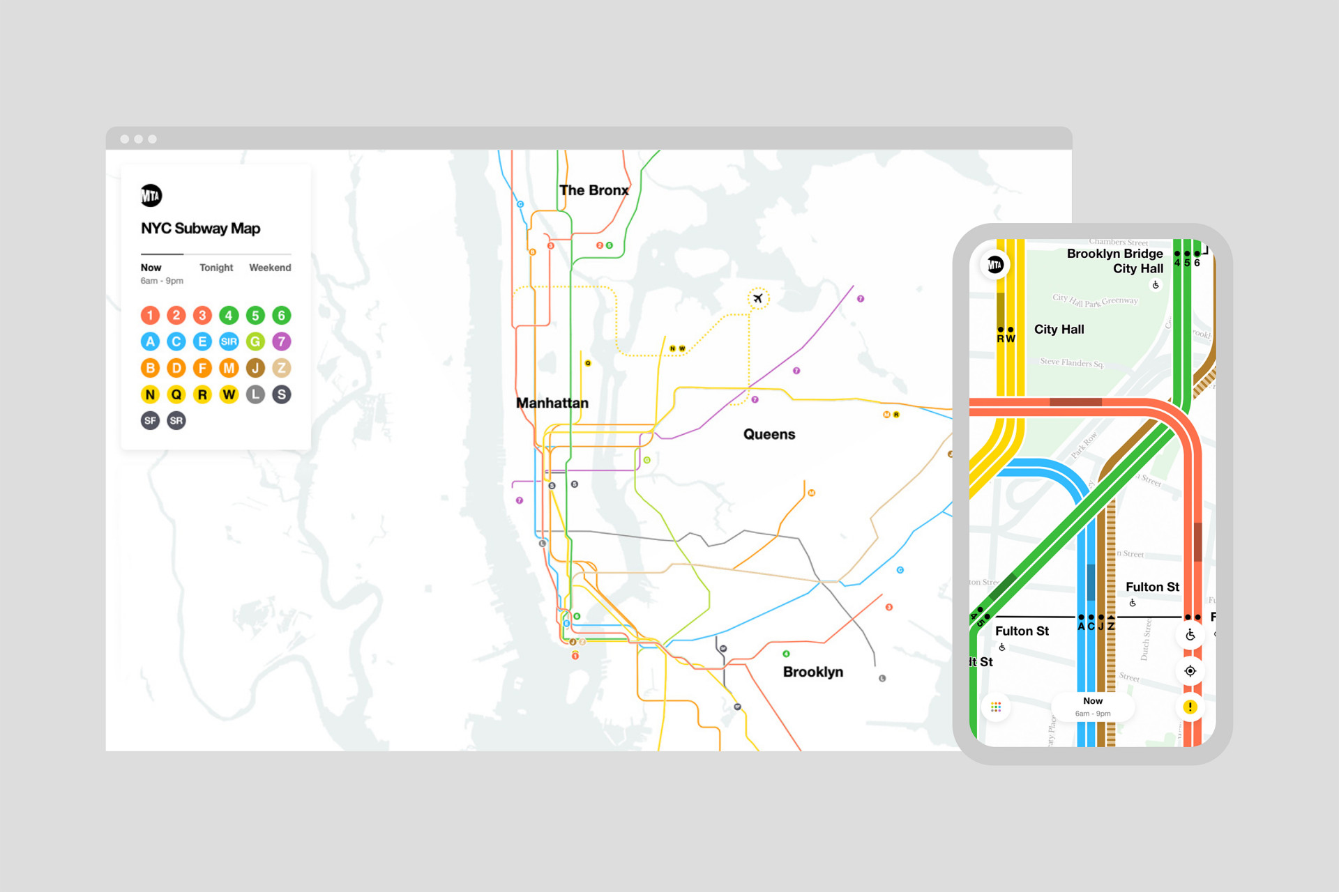 NYC Live Subway Map