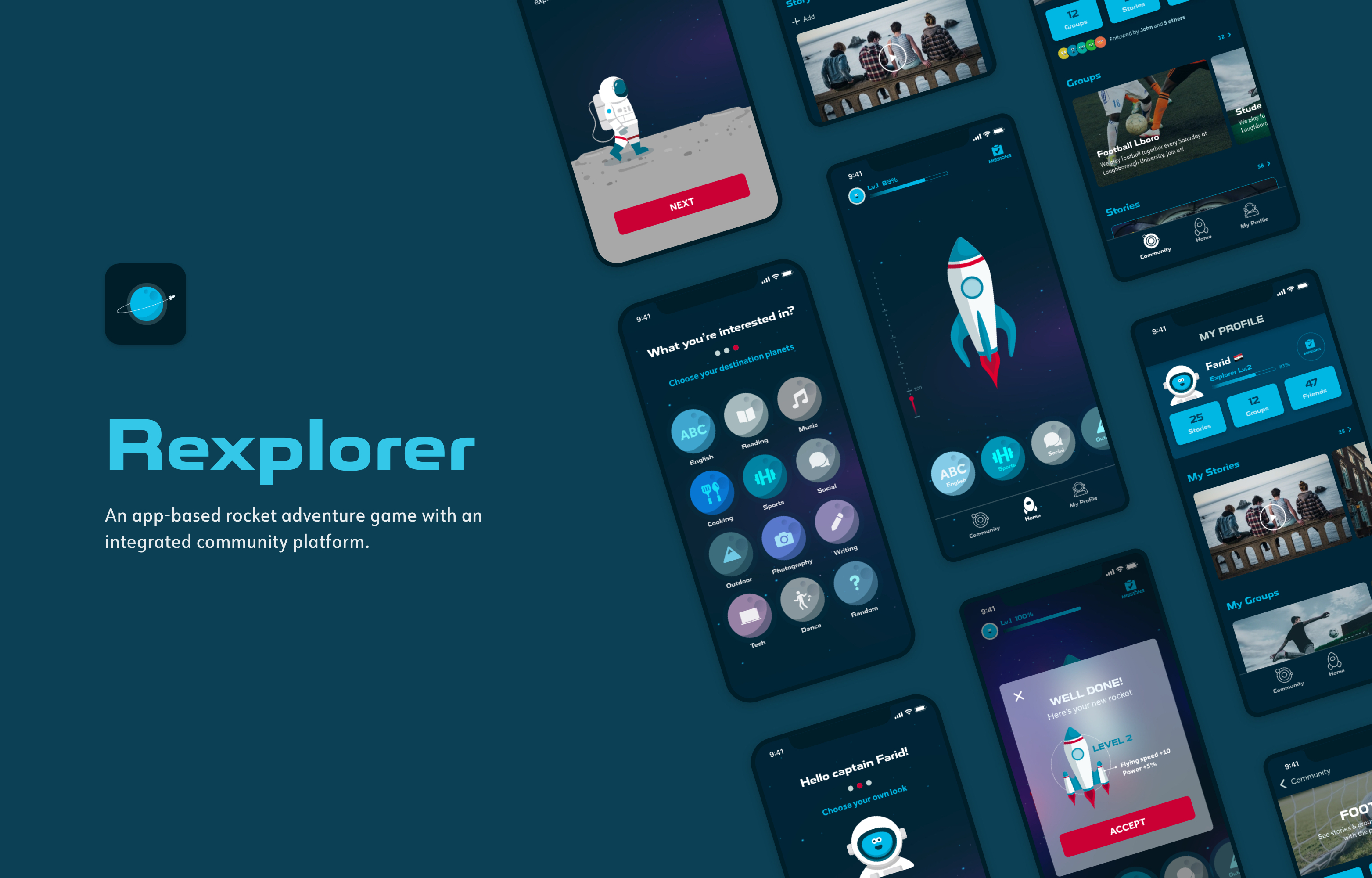 Rexplorer — a rocket adventure game with an integrated community ...